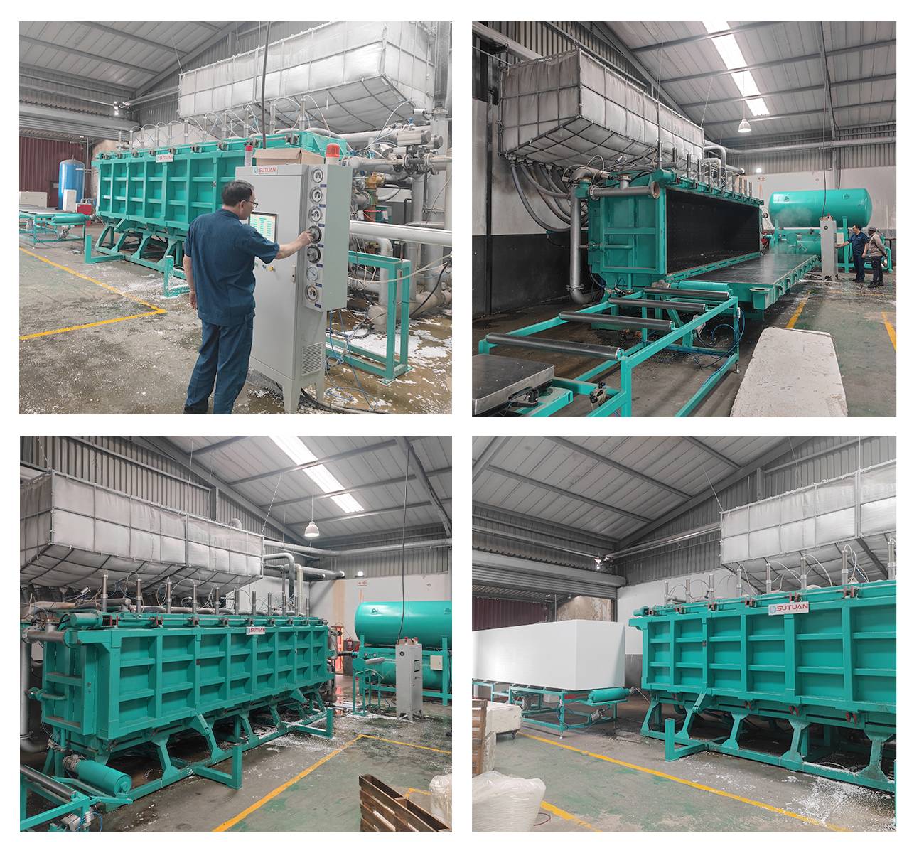 Polystyrene Block Moulding Machine With Vacuum System